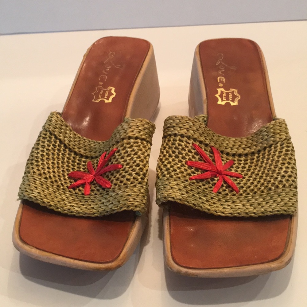 SANDALS FROM ITALY VERA PELLE - Picture 1 of 3